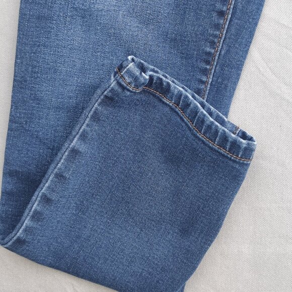 Buffalo jeans Aubrey women's sz 4 ink blue colour High rise Stretch Ankle grazer - Picture 8 of 14